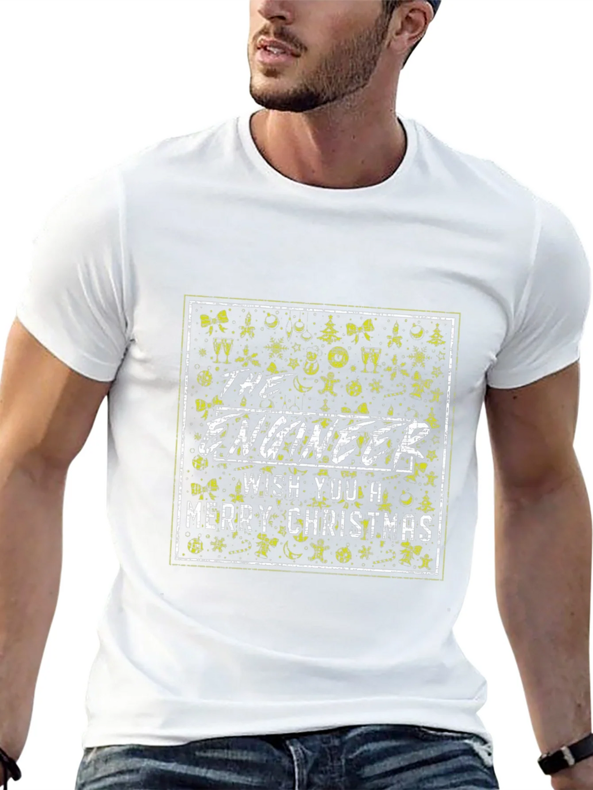 The Engineer Wish You A Merry Christmas T-Shirt product image 12