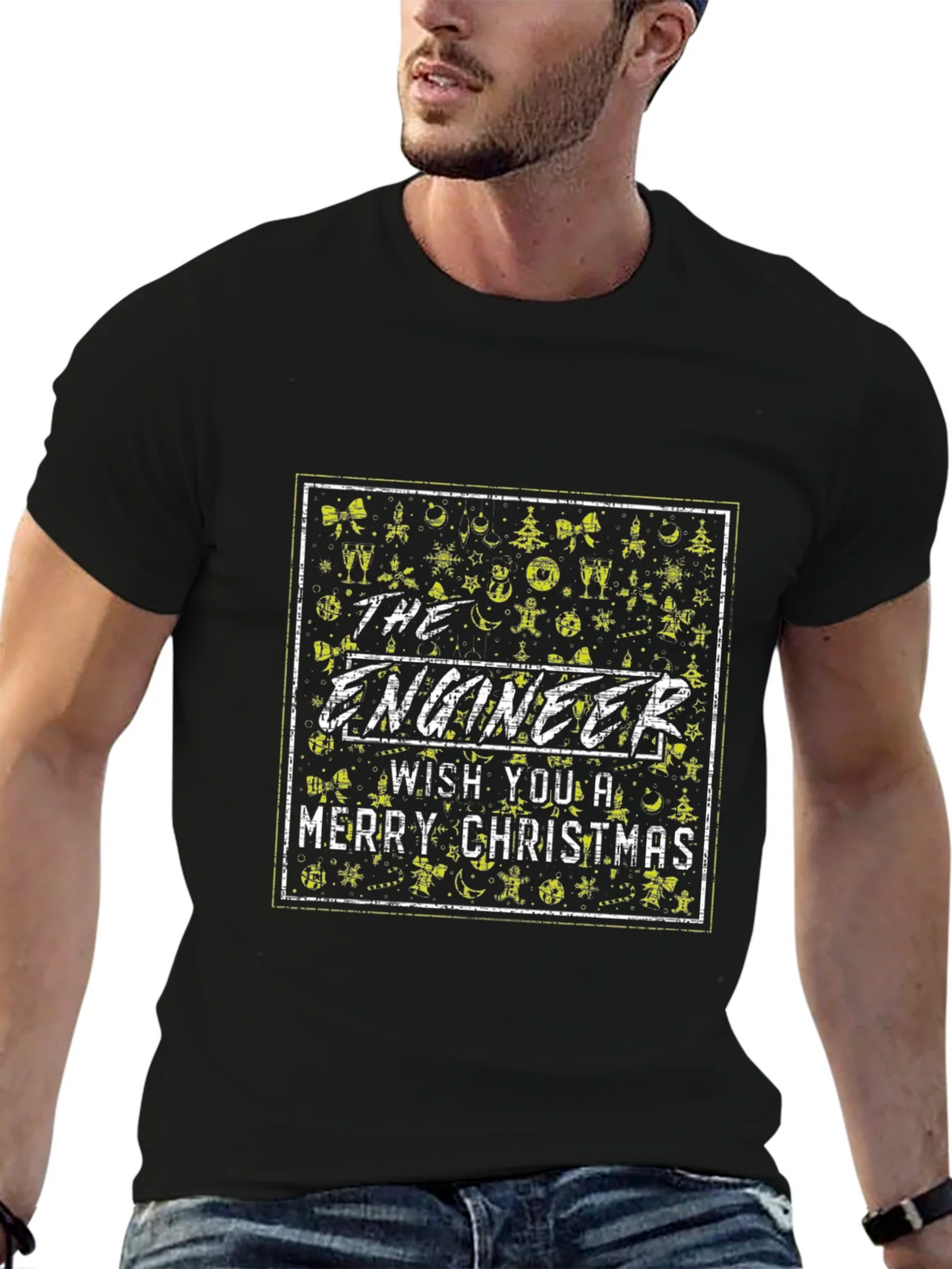 The Engineer Wish You A Merry Christmas T-Shirt product image 6