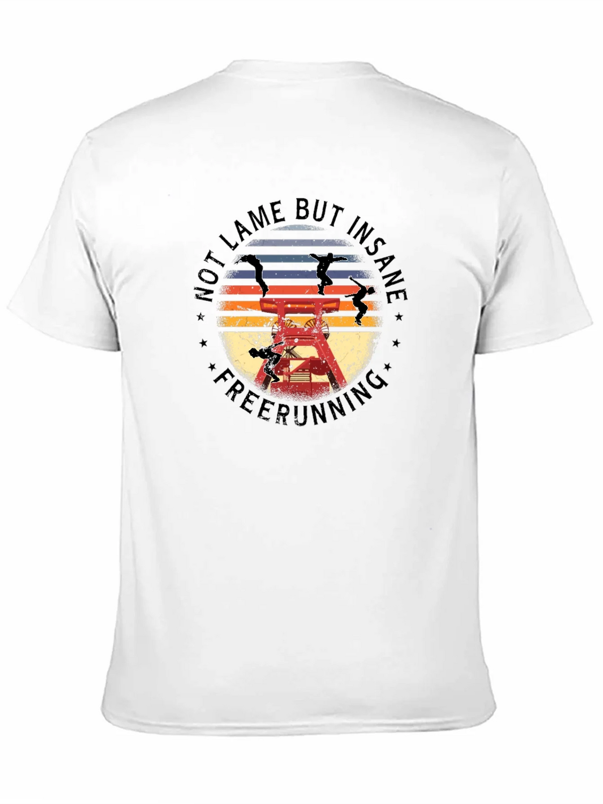 Not Lame But Insane Freerunning Black T-Shirt product image 10