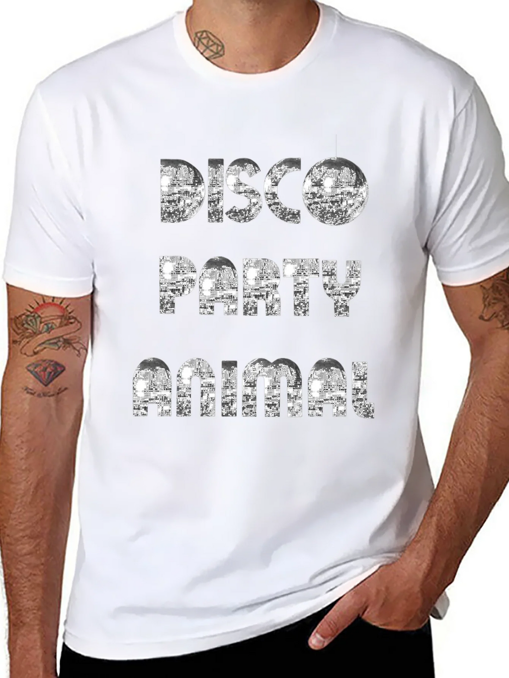 Disco Party Animal Graphic T-Shirt product image 7
