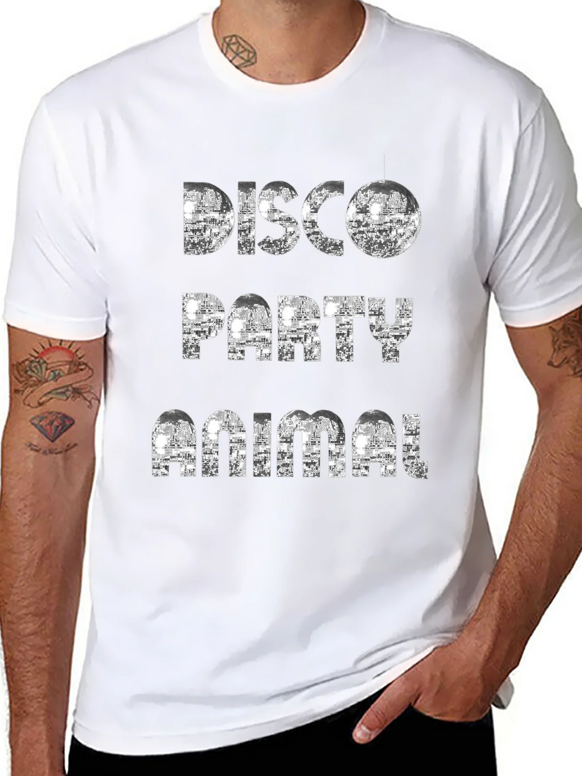 Disco Party Animal Graphic T-Shirt product image 7