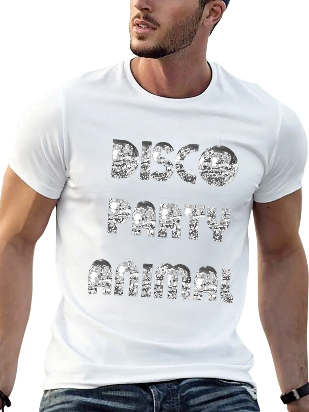 Disco Party Animal Graphic T-Shirt product image 12