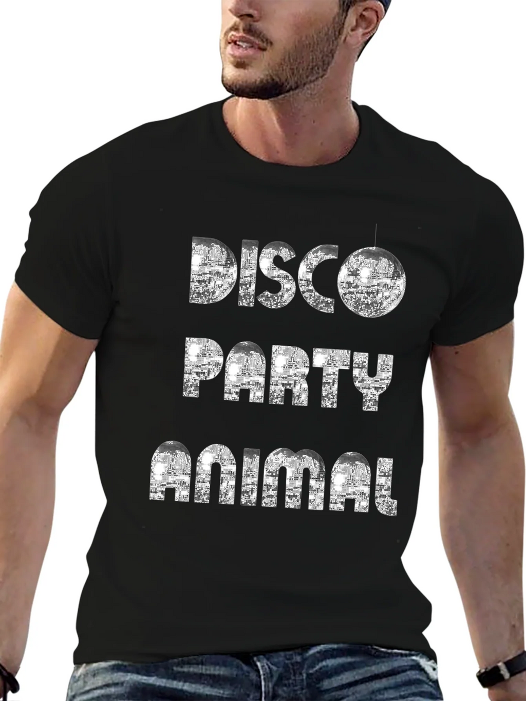 Disco Party Animal Graphic T-Shirt product image 6