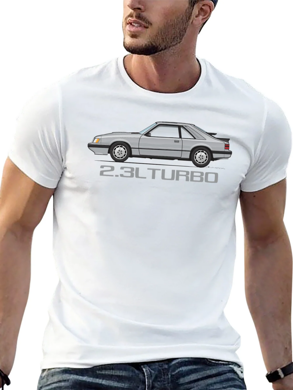 2.3L Turbo T-Shirt - Classic Car Graphic Tee product image 12