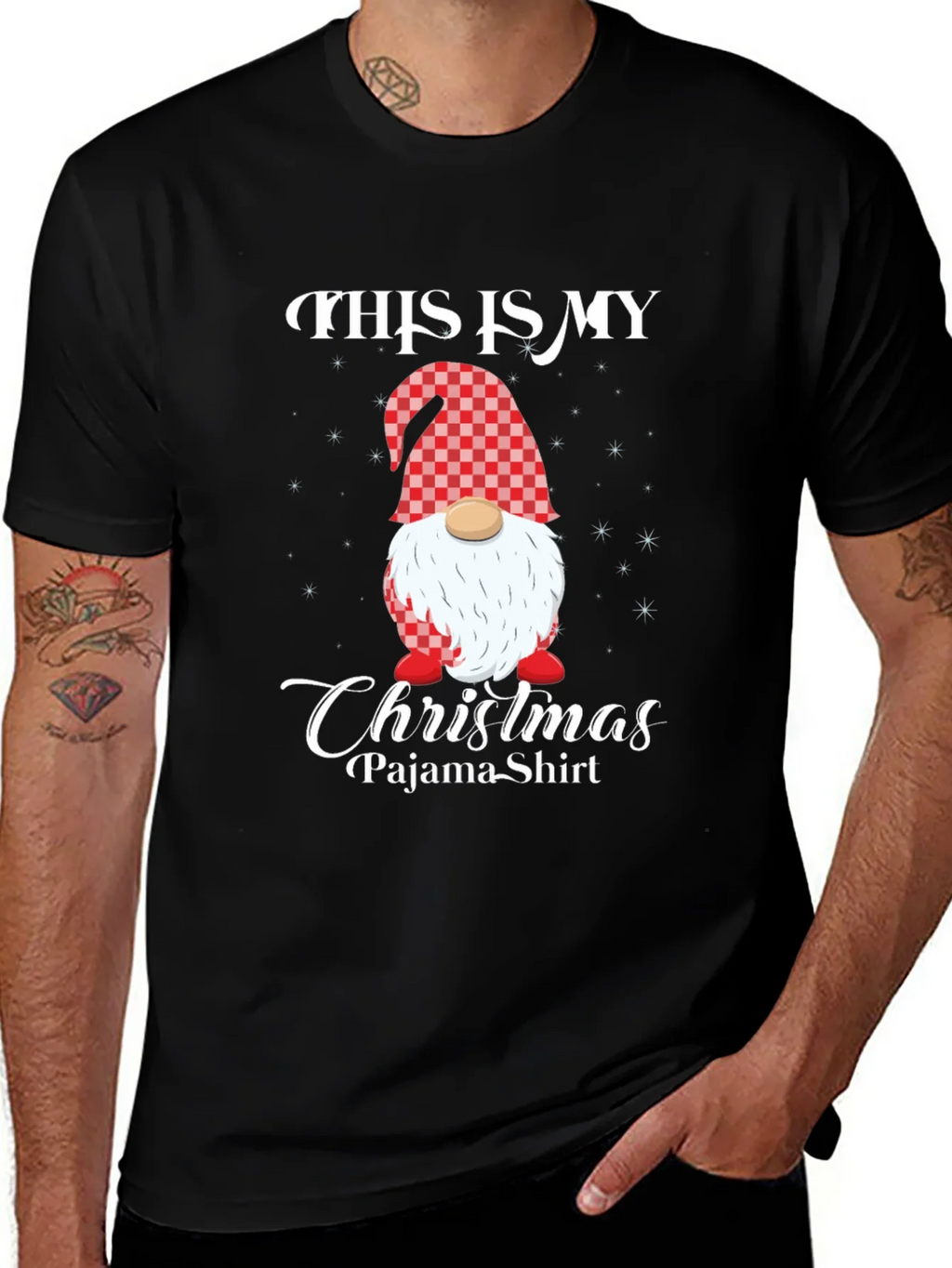Christmas Pajama Shirt - Gnome product image 1
