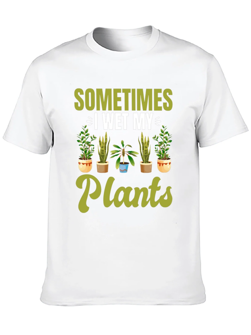 Funny I Wet My Plants Gardening T-Shirt product image 9