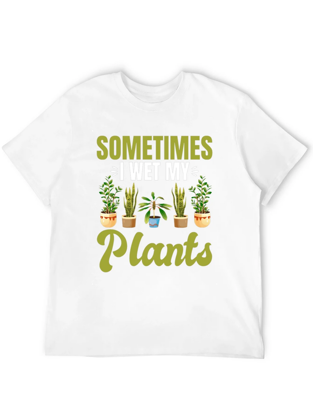 Funny I Wet My Plants Gardening T-Shirt product image 11