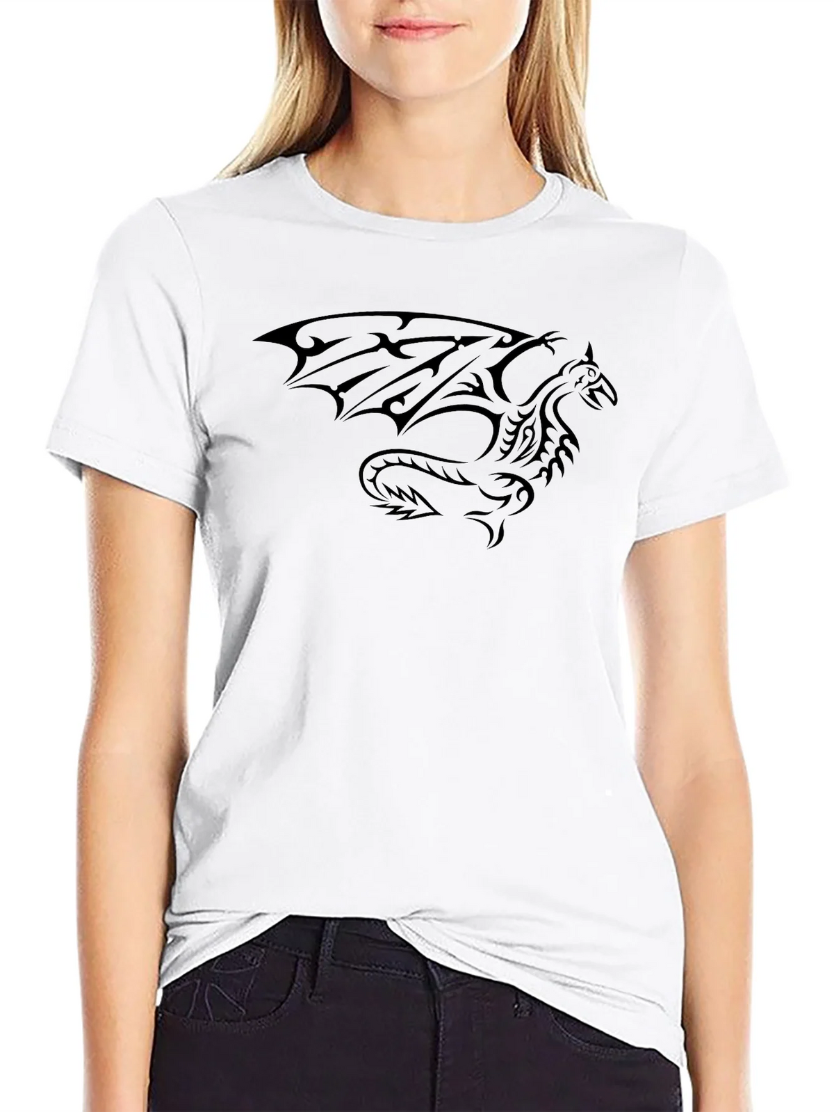 Dragon Tattoo T-Shirt - Black product image 8