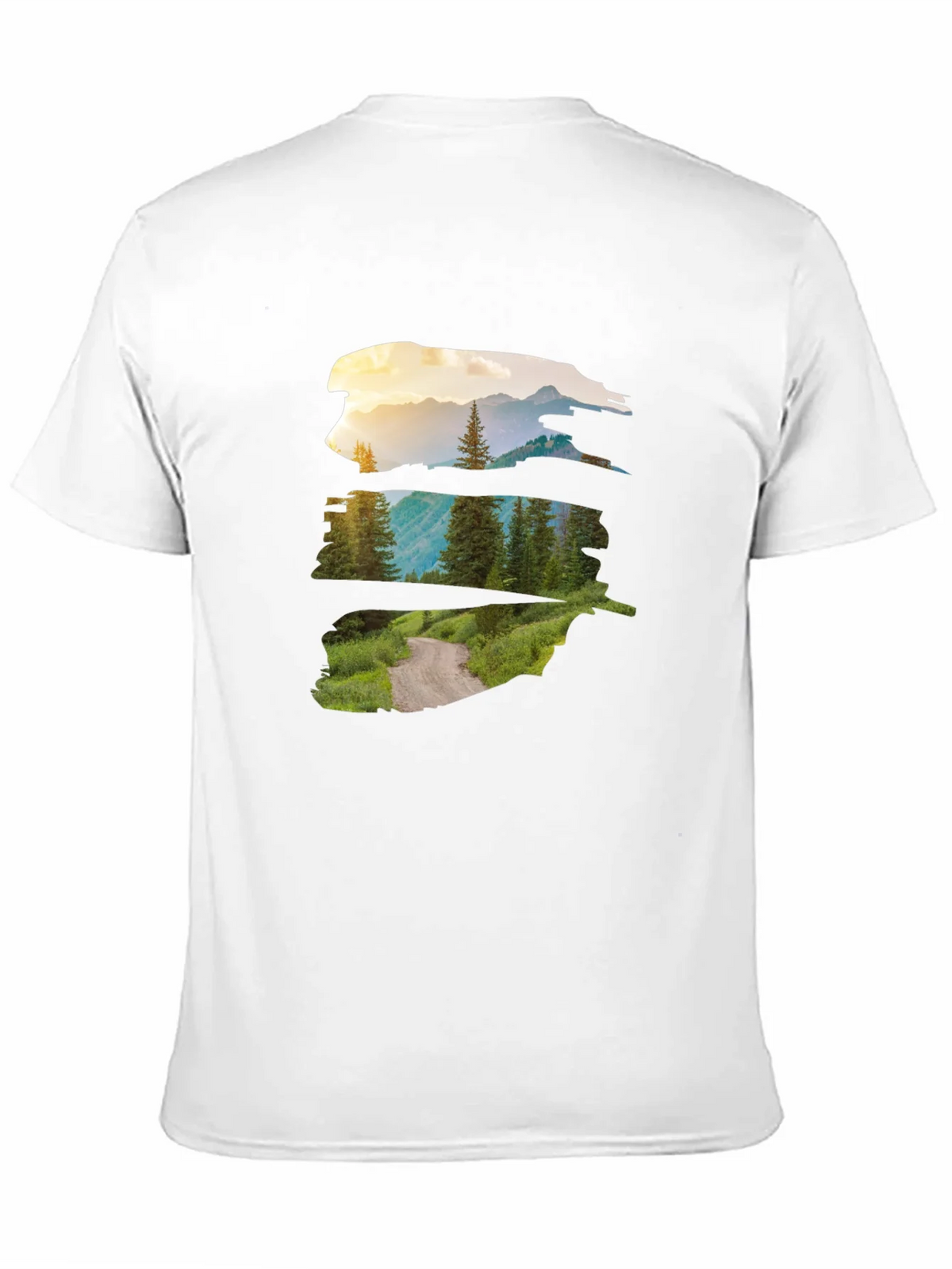 Nature Vista Graphic Tee - Black Crew Neck product image 10
