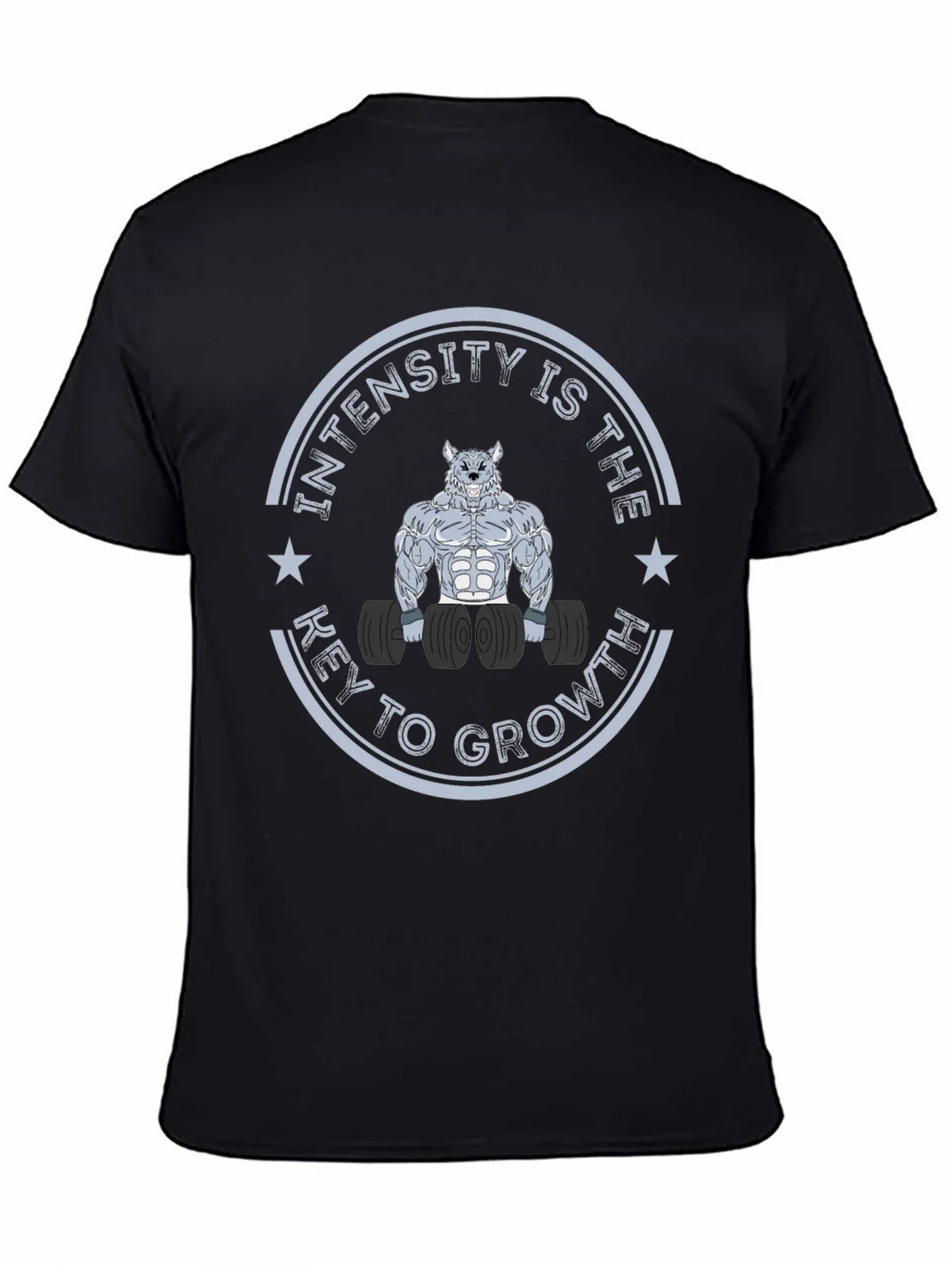 Intensity Wolf Graphic T-Shirt for Fitness Enthusiasts product image 4