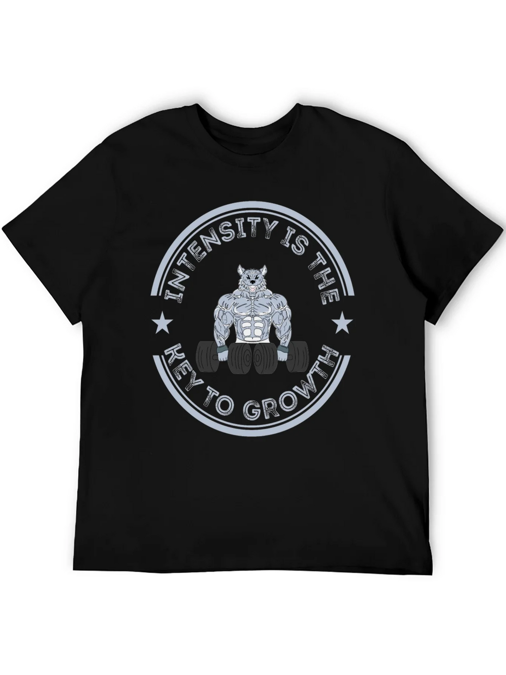 Intensity Wolf Graphic T-Shirt for Fitness Enthusiasts product image 5