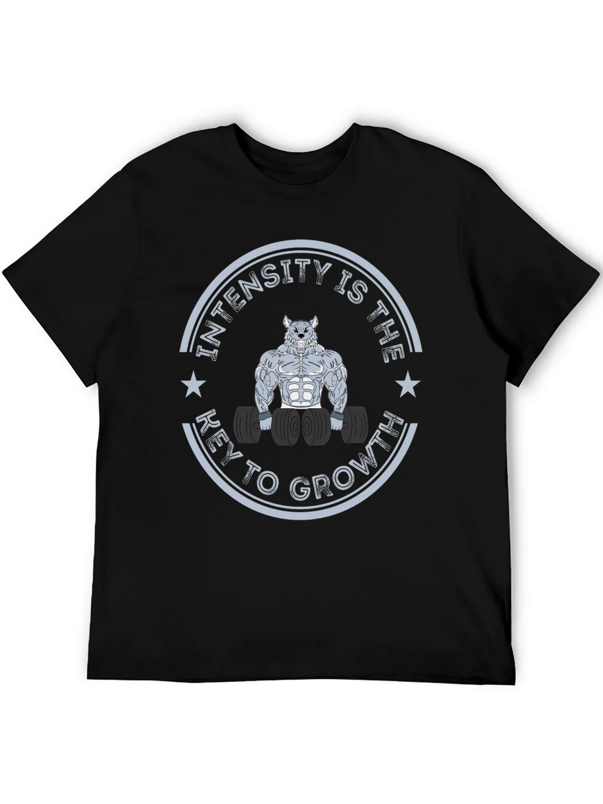Intensity Wolf Graphic T-Shirt for Fitness Enthusiasts product image 5