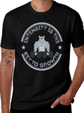 Intensity Wolf Graphic T-Shirt for Fitness Enthusiasts product image 1
