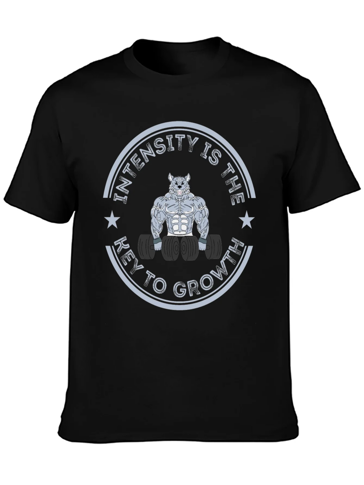 Intensity Wolf Graphic T-Shirt for Fitness Enthusiasts product image 3