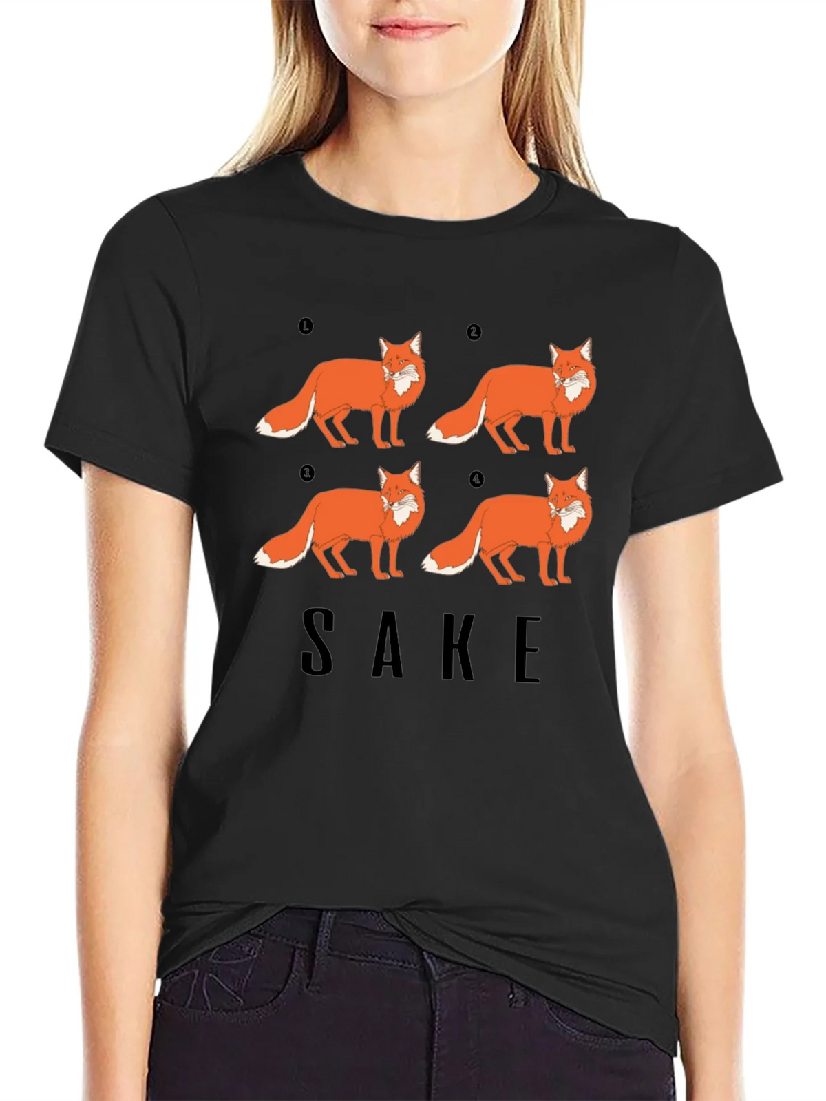 Fox Sake Funny Graphic T-Shirt - Soft Cotton Tee product image 2
