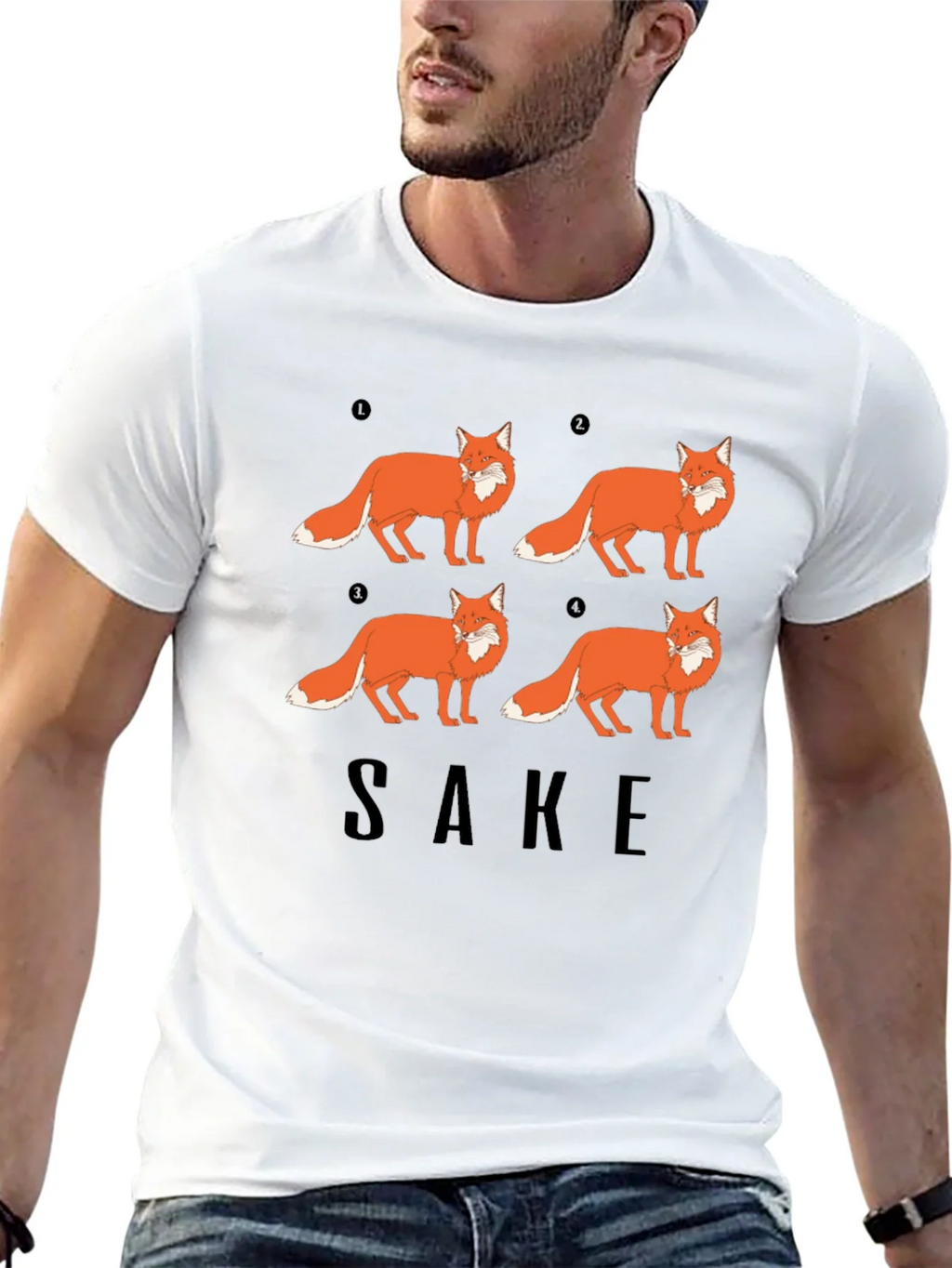 Fox Sake Funny Graphic T-Shirt - Soft Cotton Tee product image 12