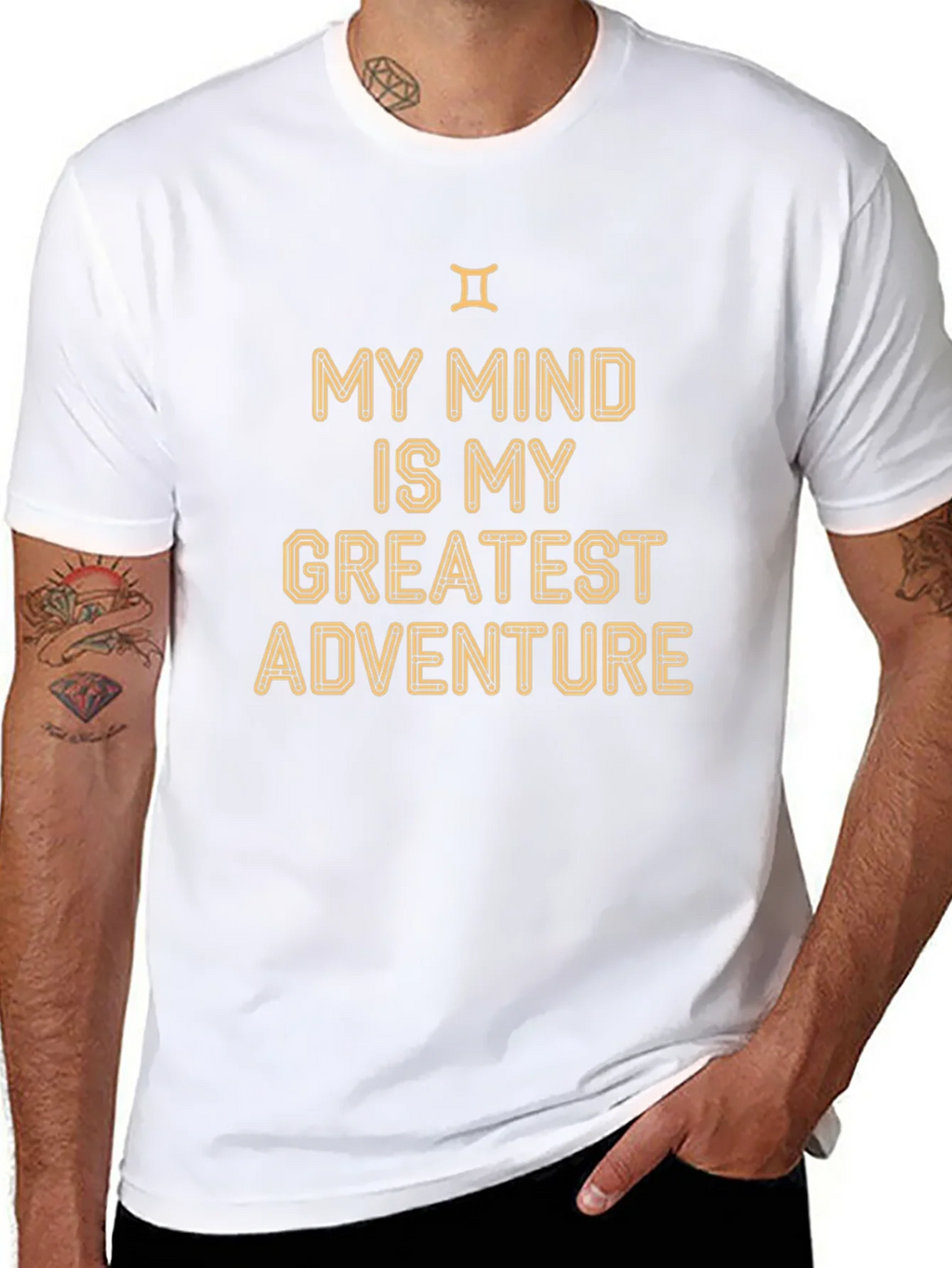 Gemini Zodiac T-Shirt - My Mind Is My Greatest Adventure product image 7
