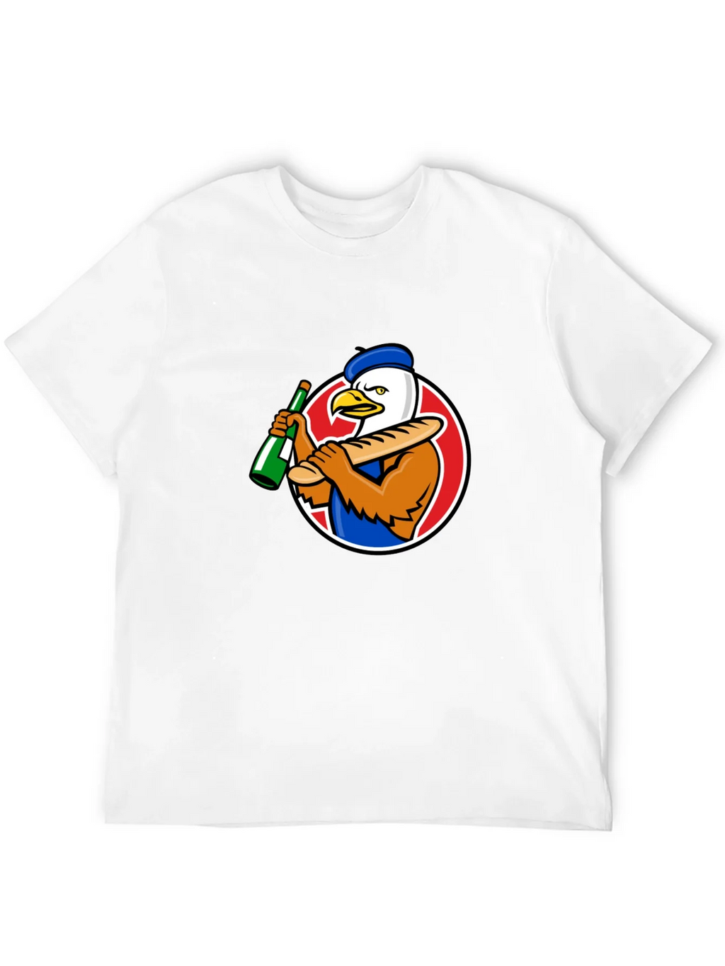 French Eagle Graphic Tee - Novelty T-Shirt product image 11