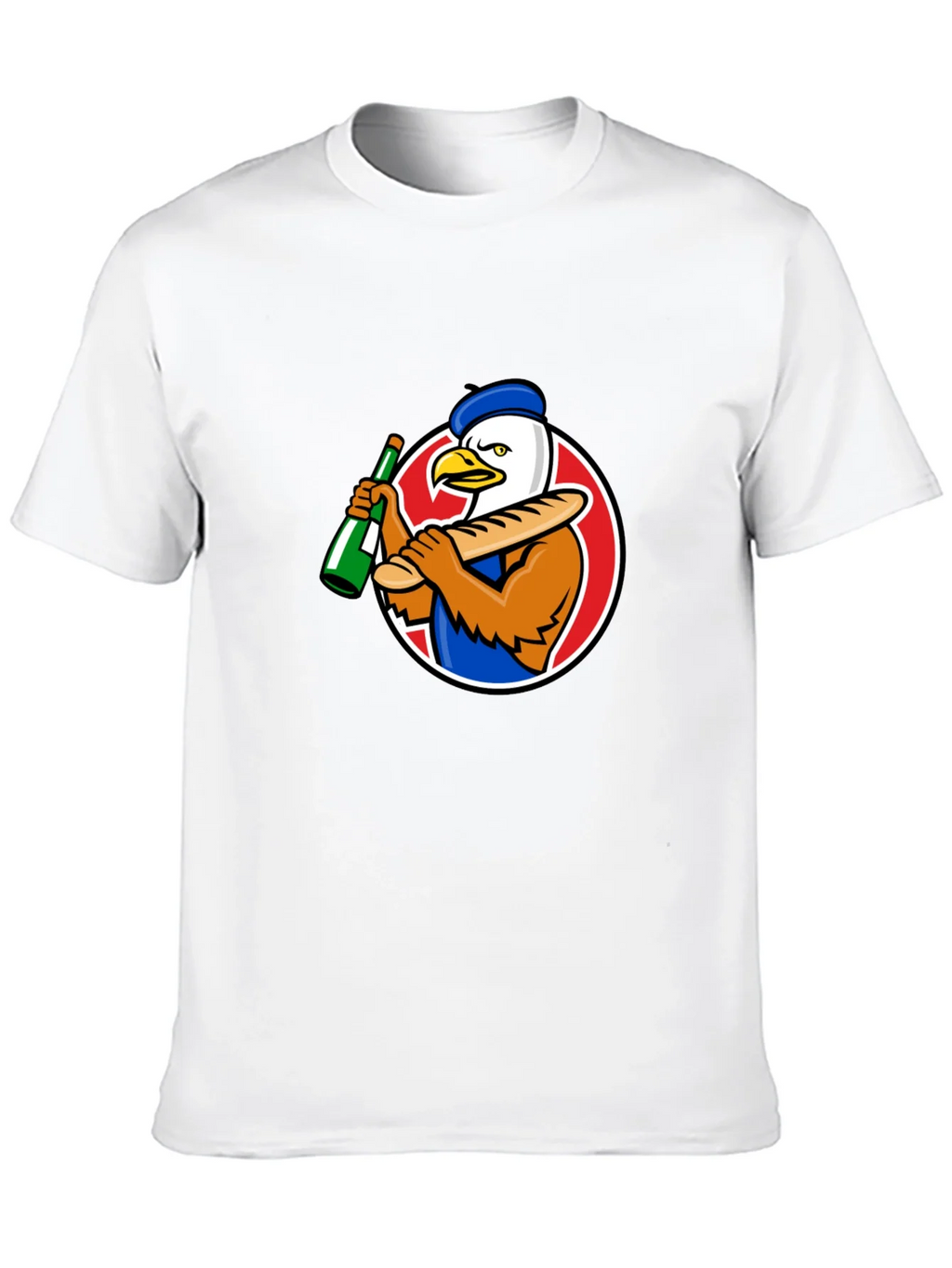 French Eagle Graphic Tee - Novelty T-Shirt product image 9