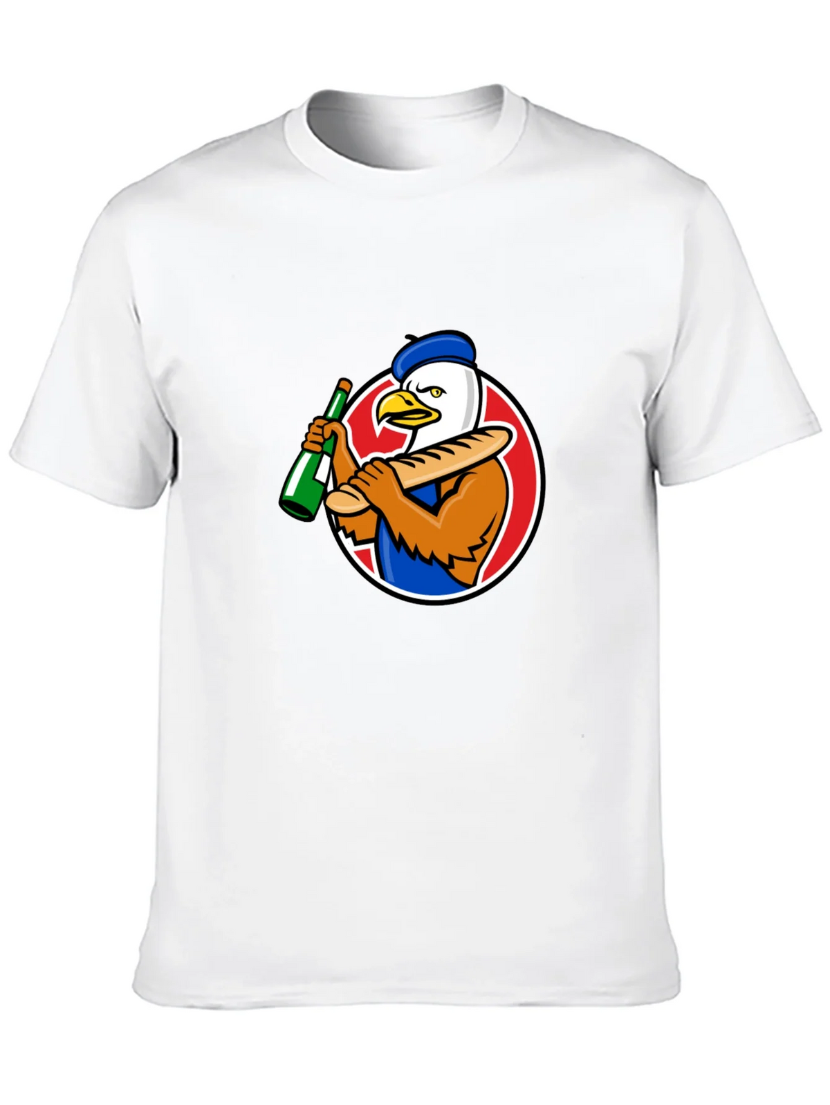 French Eagle Graphic Tee - Novelty T-Shirt product image 9