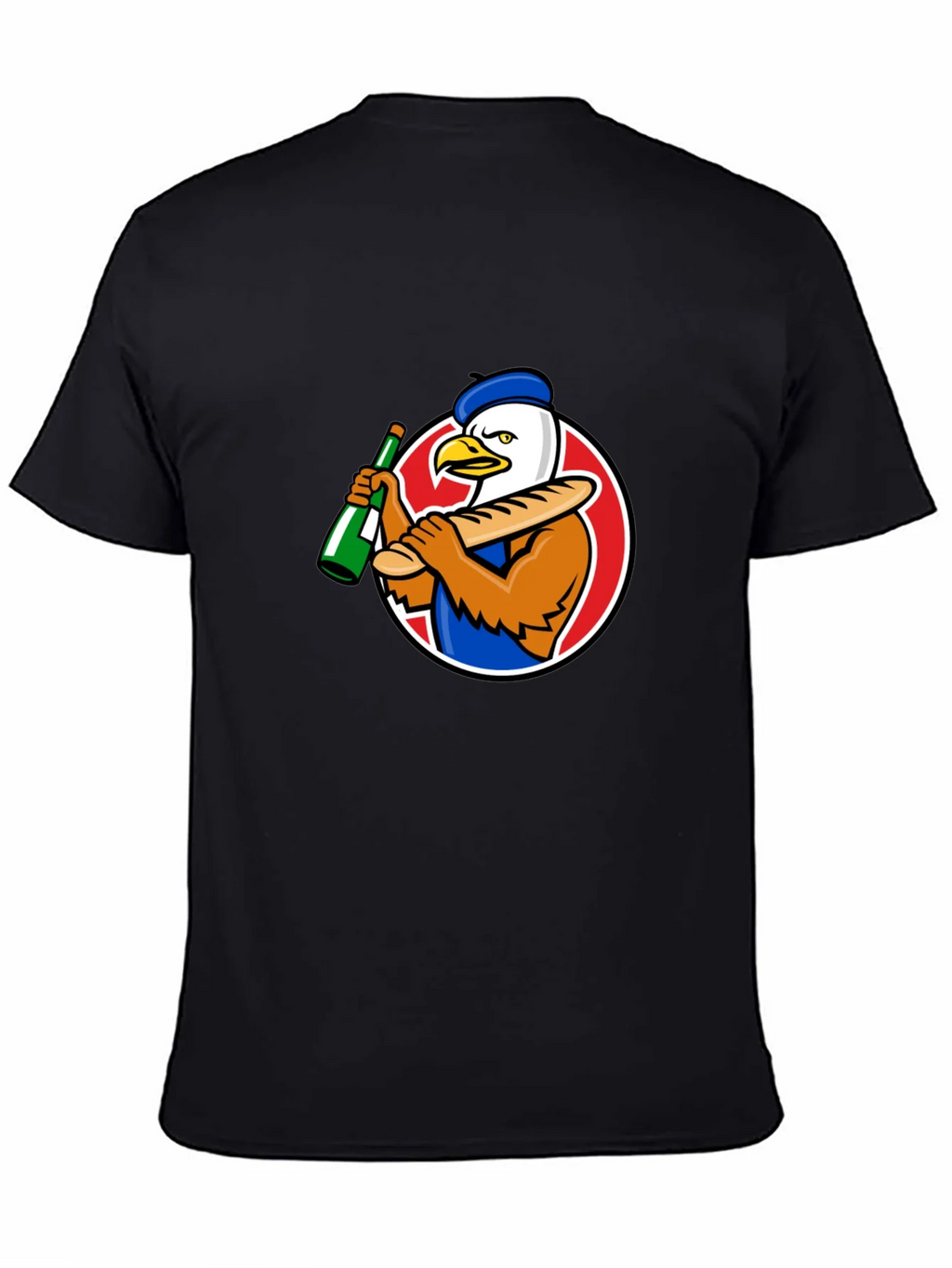 French Eagle Graphic Tee - Novelty T-Shirt product image 4