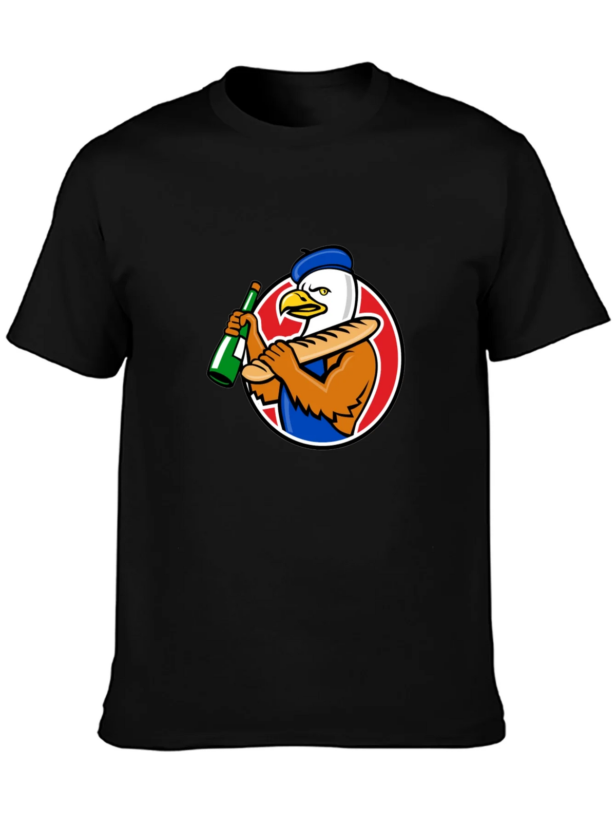 French Eagle Graphic Tee - Novelty T-Shirt product image 3