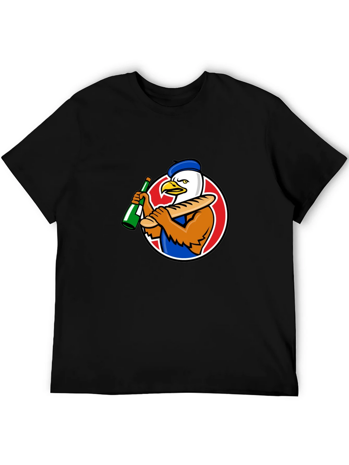 French Eagle Graphic Tee - Novelty T-Shirt product image 5