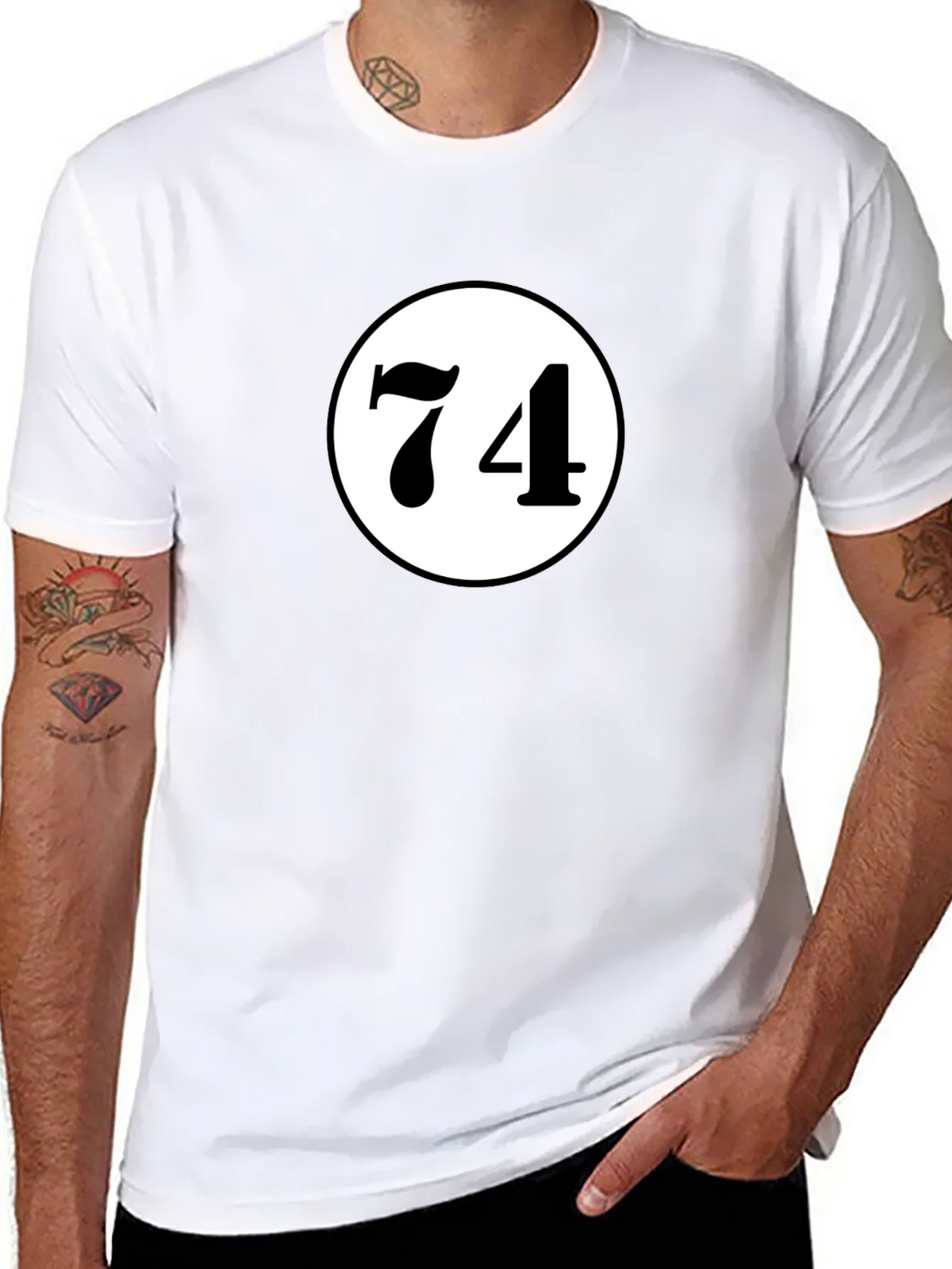 Retro 74 T-Shirt - Classic Design product image 7