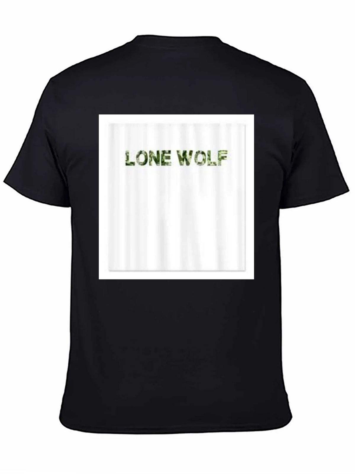 Lone Wolf Camo Tee - Mens Black T-Shirt product image 4