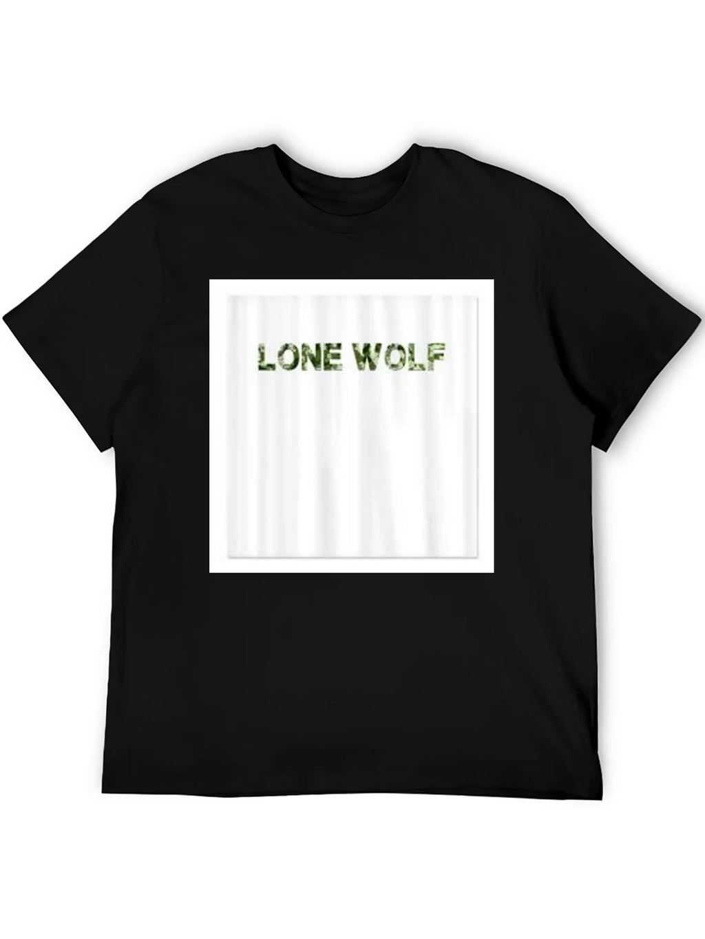 Lone Wolf Camo Tee - Mens Black T-Shirt product image 5