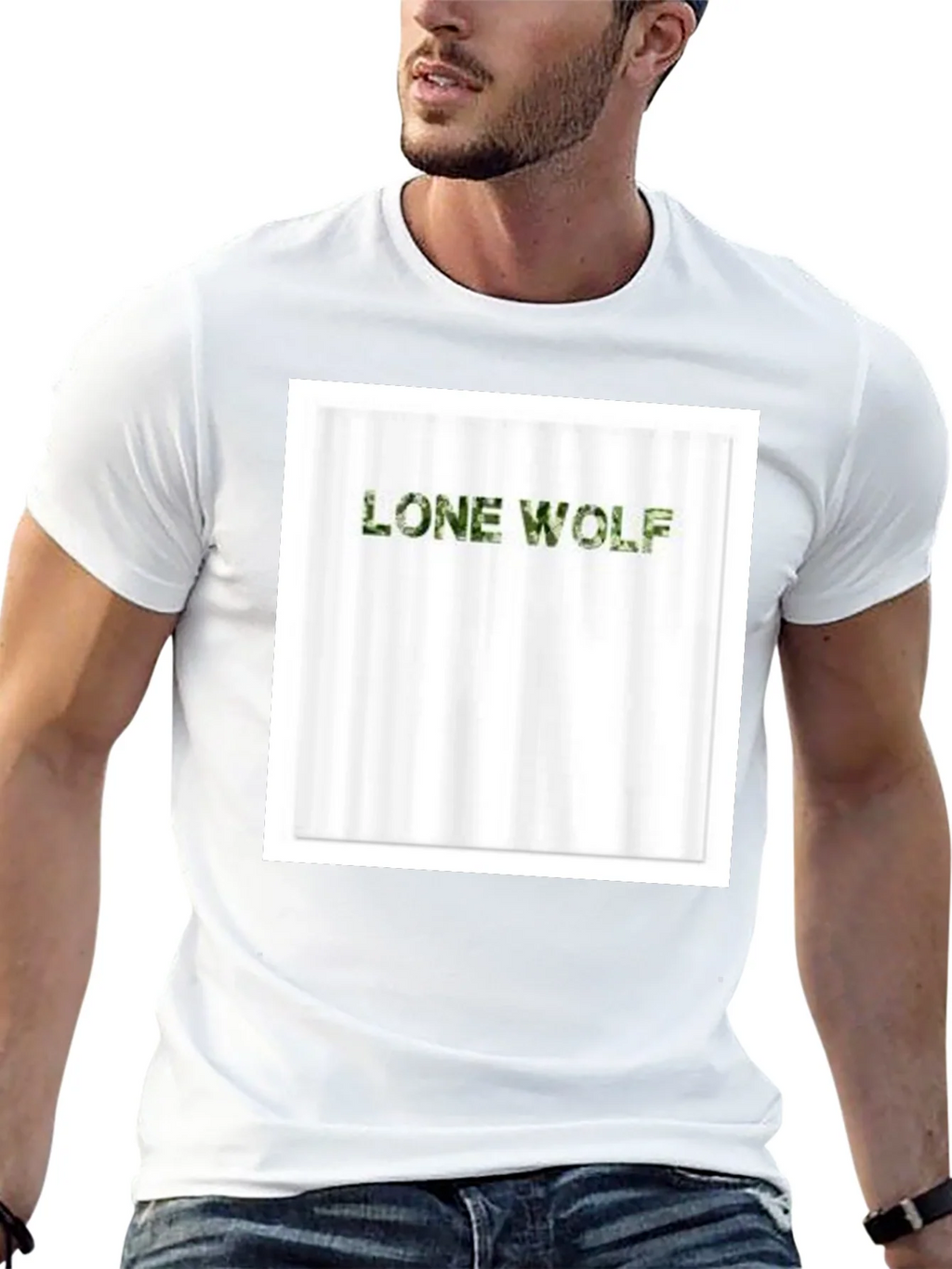 Lone Wolf Camo Tee - Mens Black T-Shirt product image 12