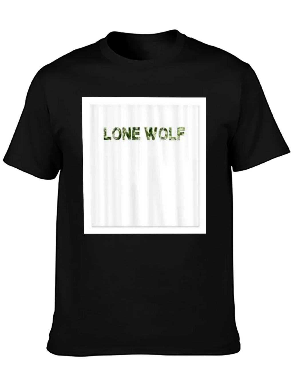 Lone Wolf Camo Tee - Mens Black T-Shirt product image 3