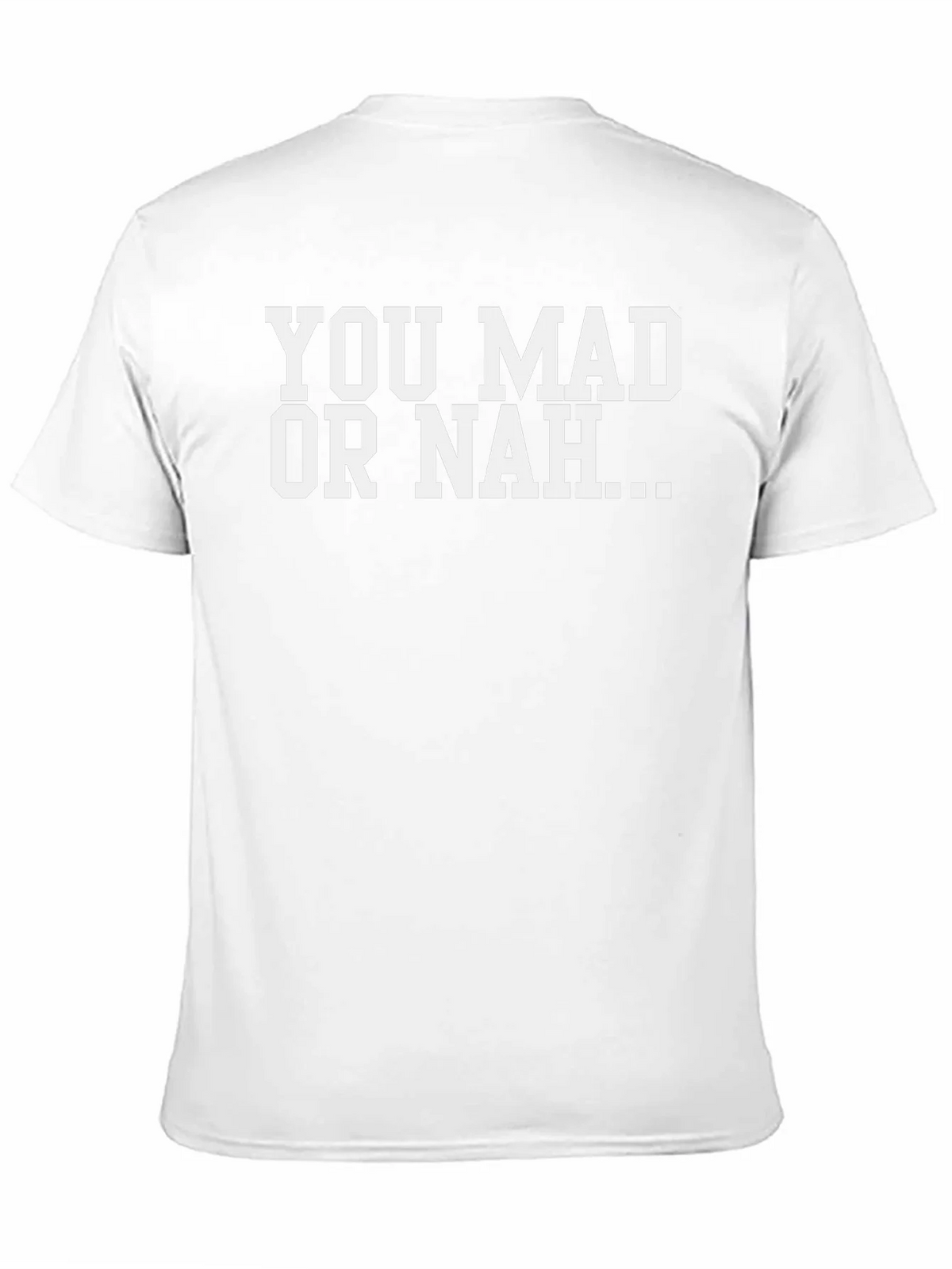 You Mad Or Nah T-Shirt - Mens Black Graphic Tee product image 8