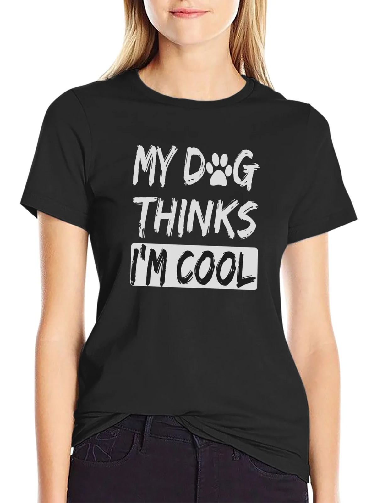 My Dog Thinks Im Cool T-Shirt - Funny Lover Tee product image 2