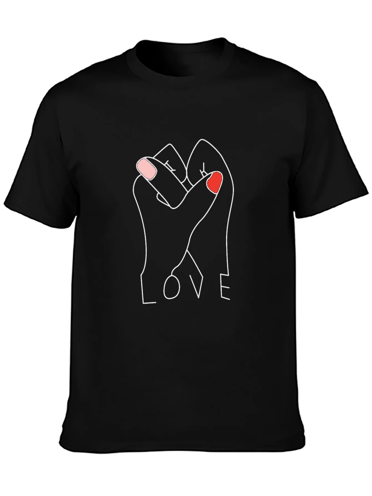 Love Hands Graphic Tee - Unisex Cotton Blend product image 3