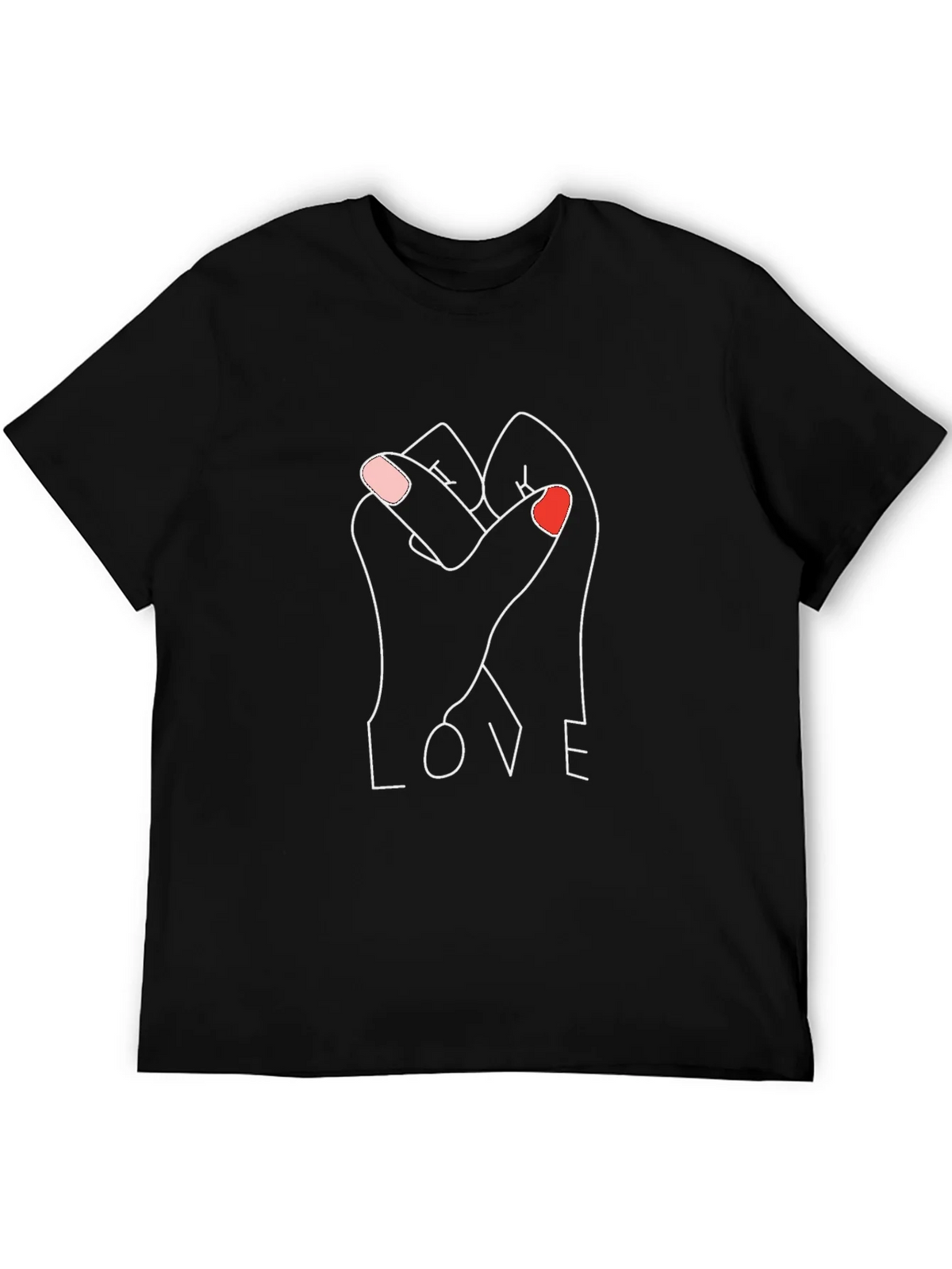 Love Hands Graphic Tee - Unisex Cotton Blend product image 5
