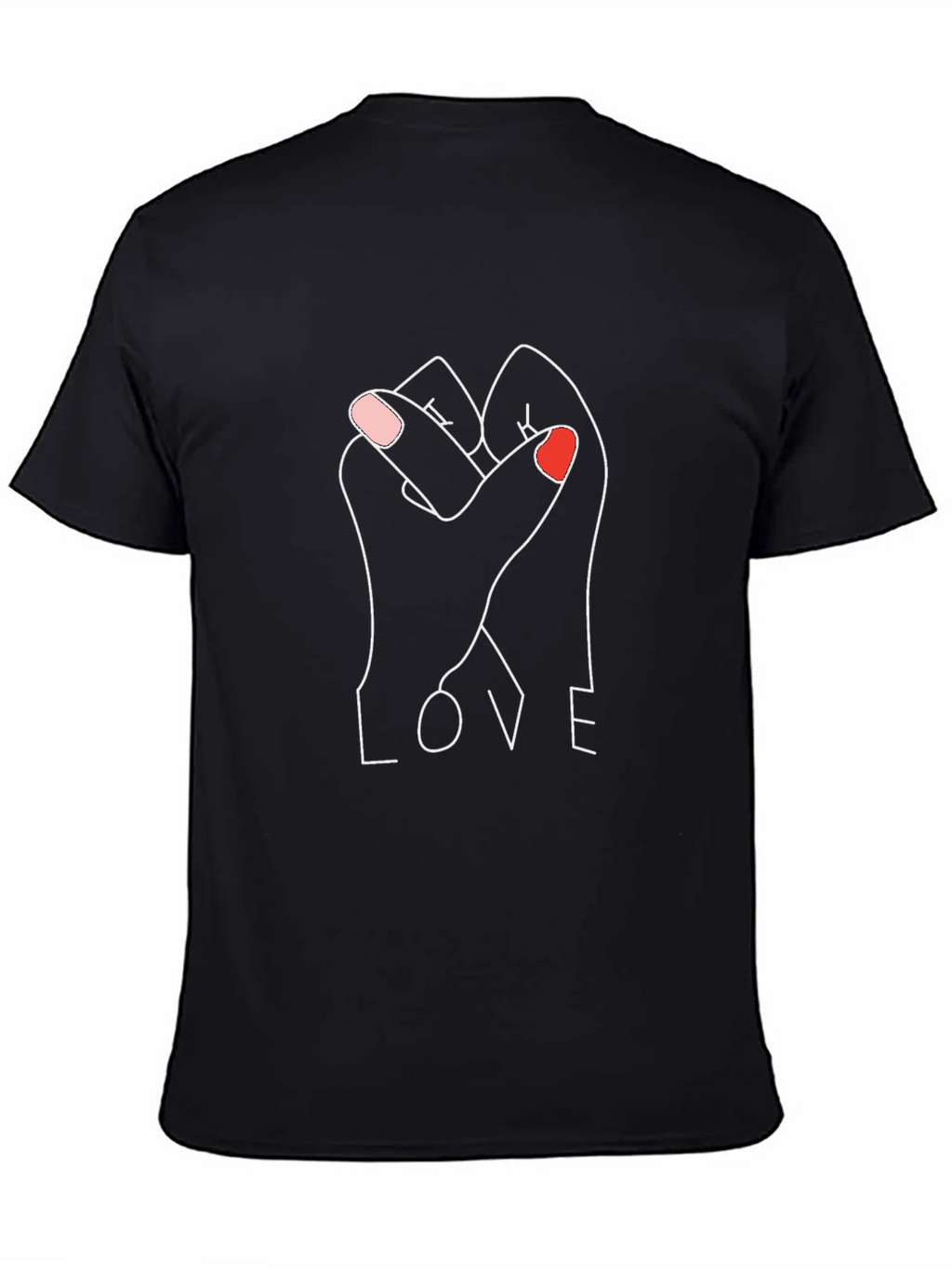Love Hands Graphic Tee - Unisex Cotton Blend product image 4