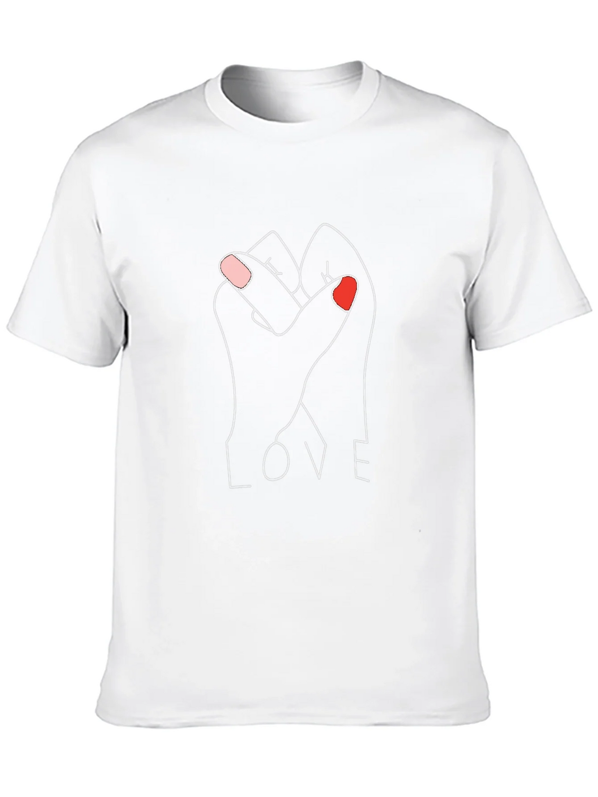 Love Hands Graphic Tee - Unisex Cotton Blend product image 9