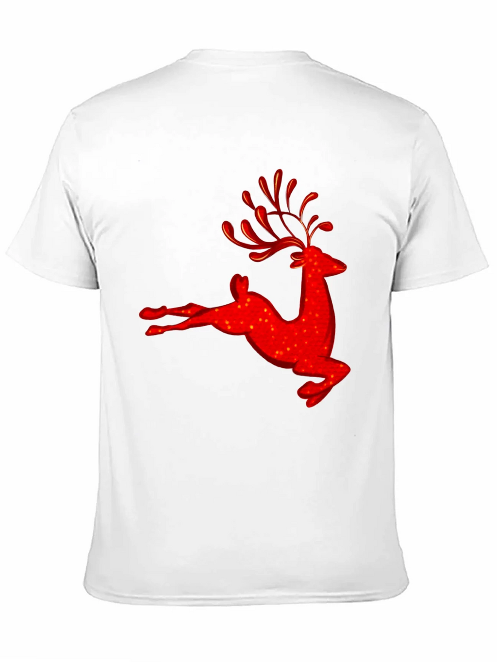 Red Reindeer Graphic Tee - Holiday Festive Shirt product image 10
