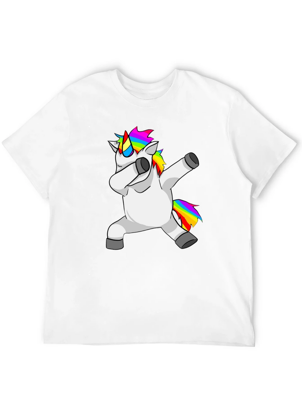 Dabbing Unicorn Graphic Tee - Black T-Shirt product image 11
