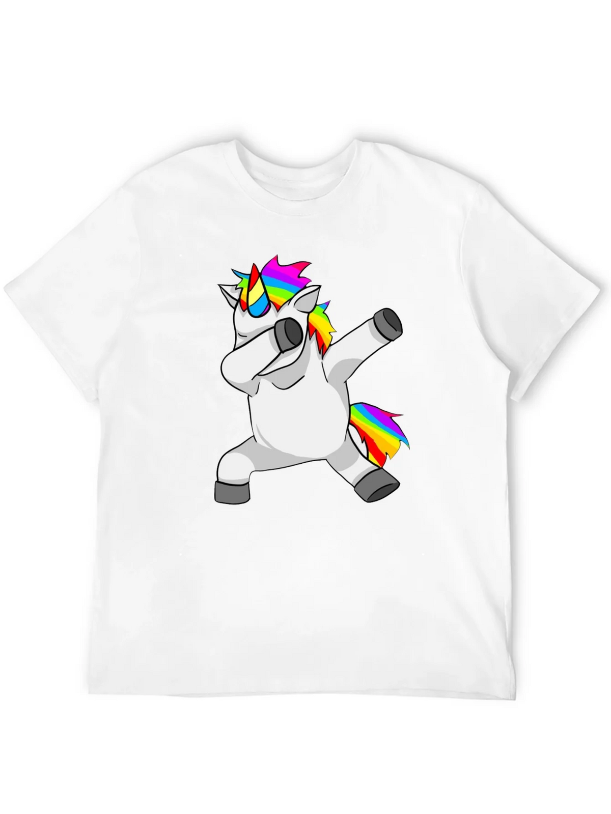 Dabbing Unicorn Graphic Tee - Black T-Shirt product image 11