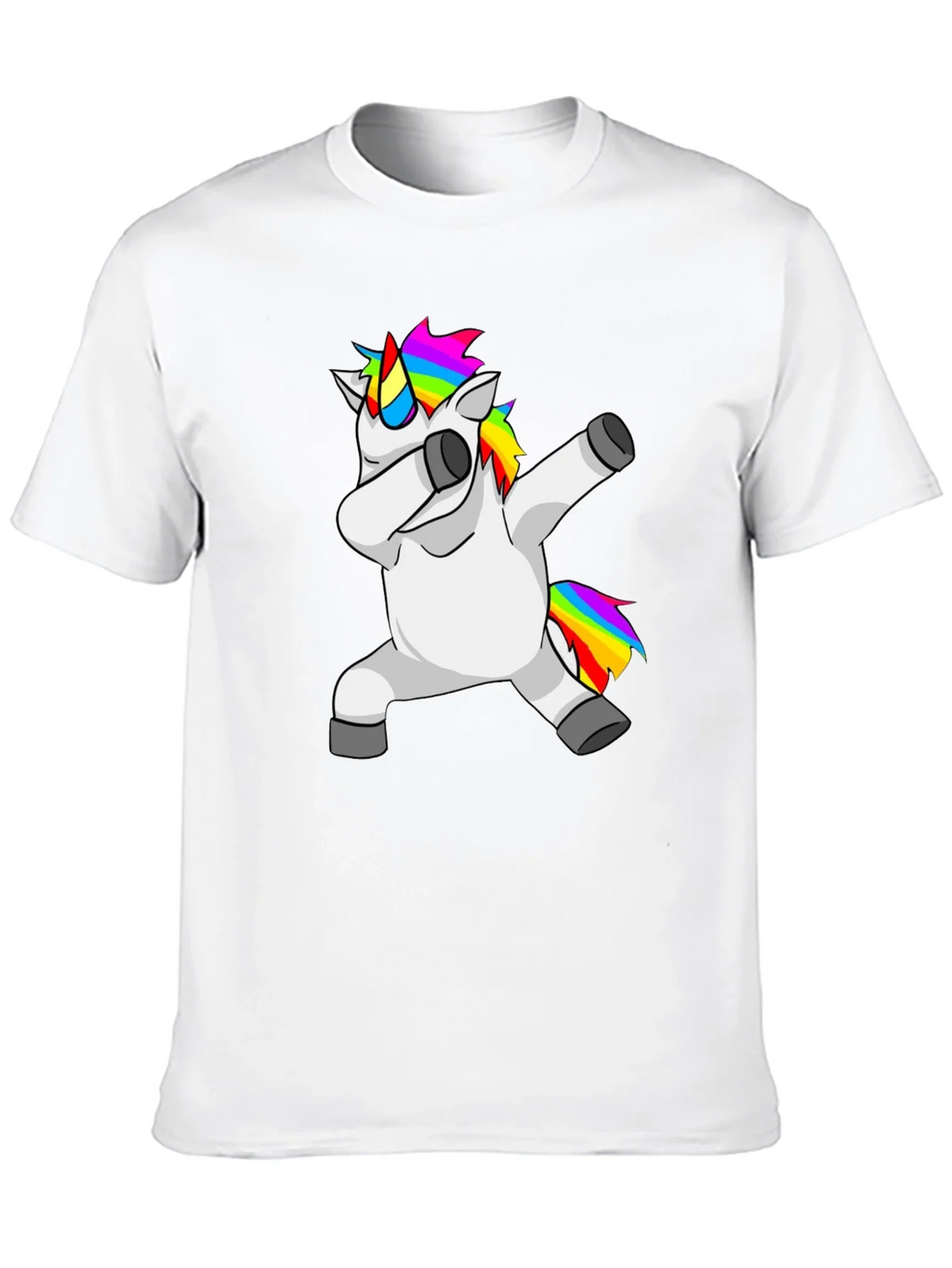 Dabbing Unicorn Graphic Tee - Black T-Shirt product image 9