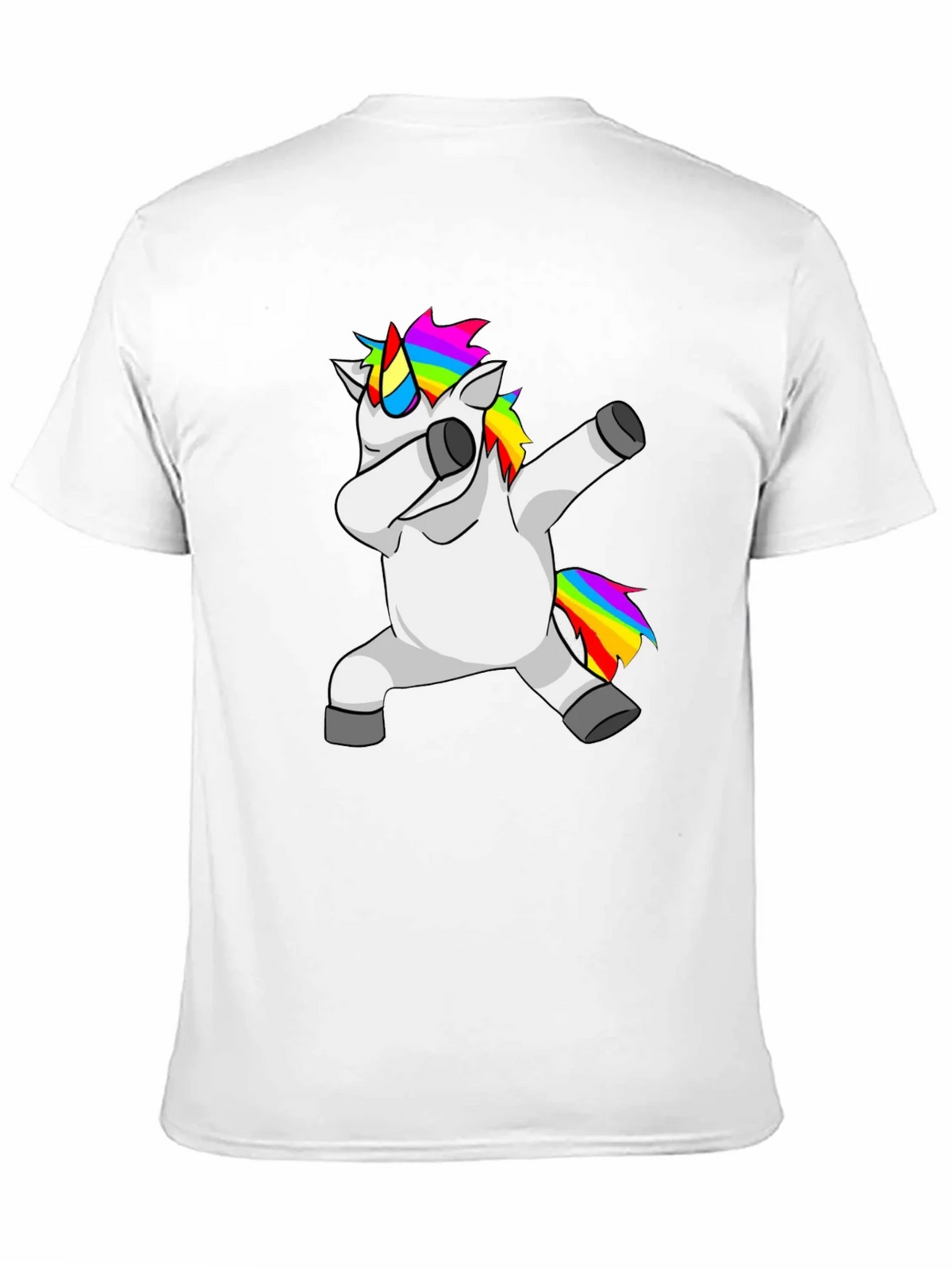 Dabbing Unicorn Graphic Tee - Black T-Shirt product image 10