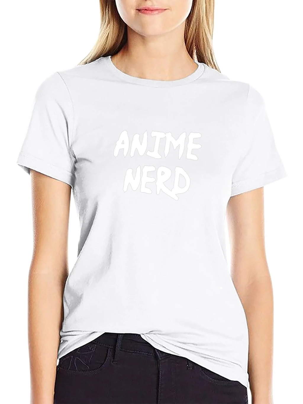 Anime Nerd T-Shirt - Black Cotton Blend Graphic Tee product image 8