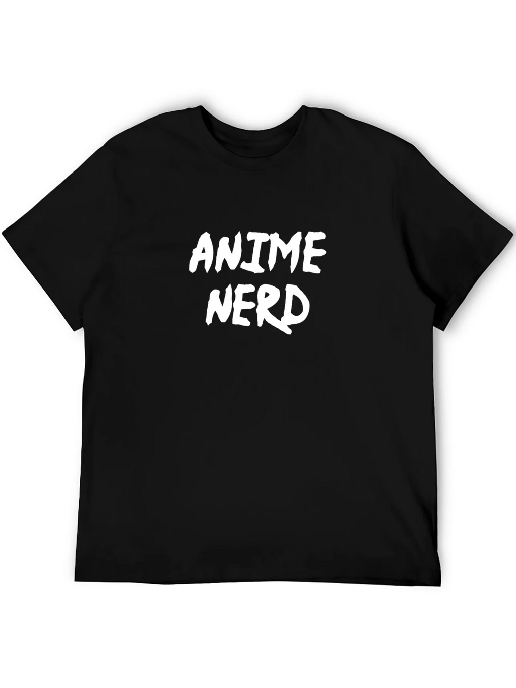 Anime Nerd T-Shirt - Black Cotton Blend Graphic Tee product image 5