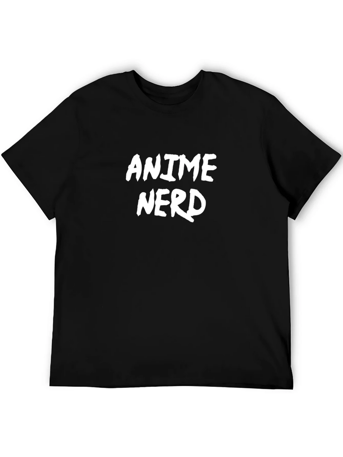 Anime Nerd T-Shirt - Black Cotton Blend Graphic Tee product image 5