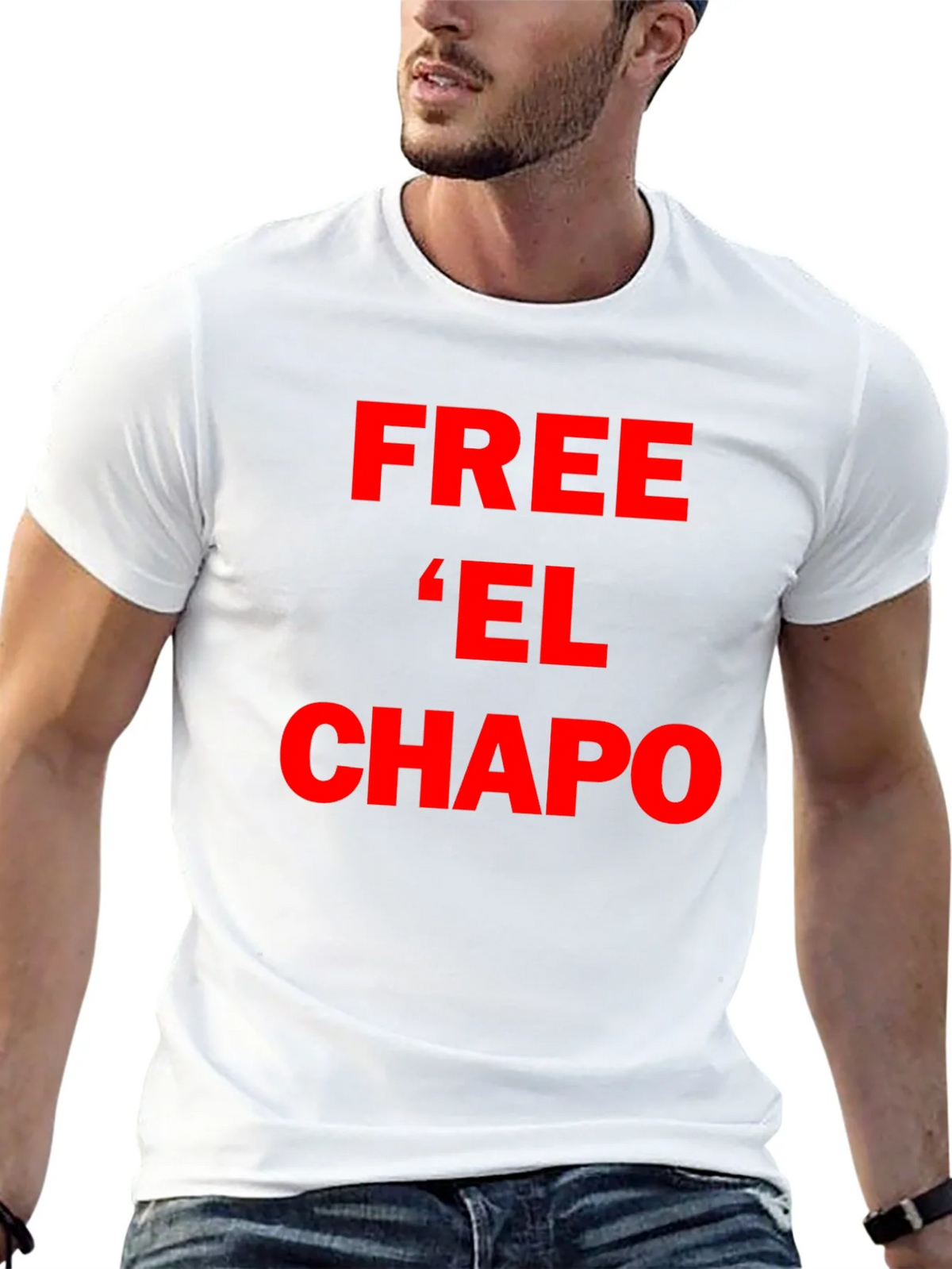Free El Chapo T-Shirt - Bold Red Graphic Tee product image 12