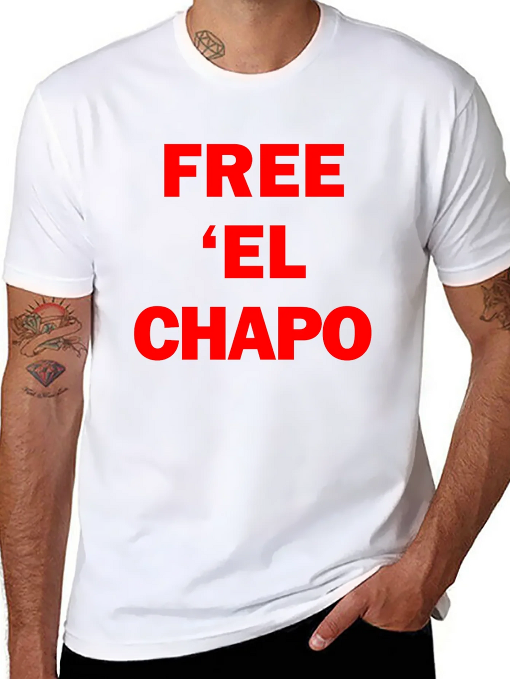 Free El Chapo T-Shirt - Bold Red Graphic Tee product image 7