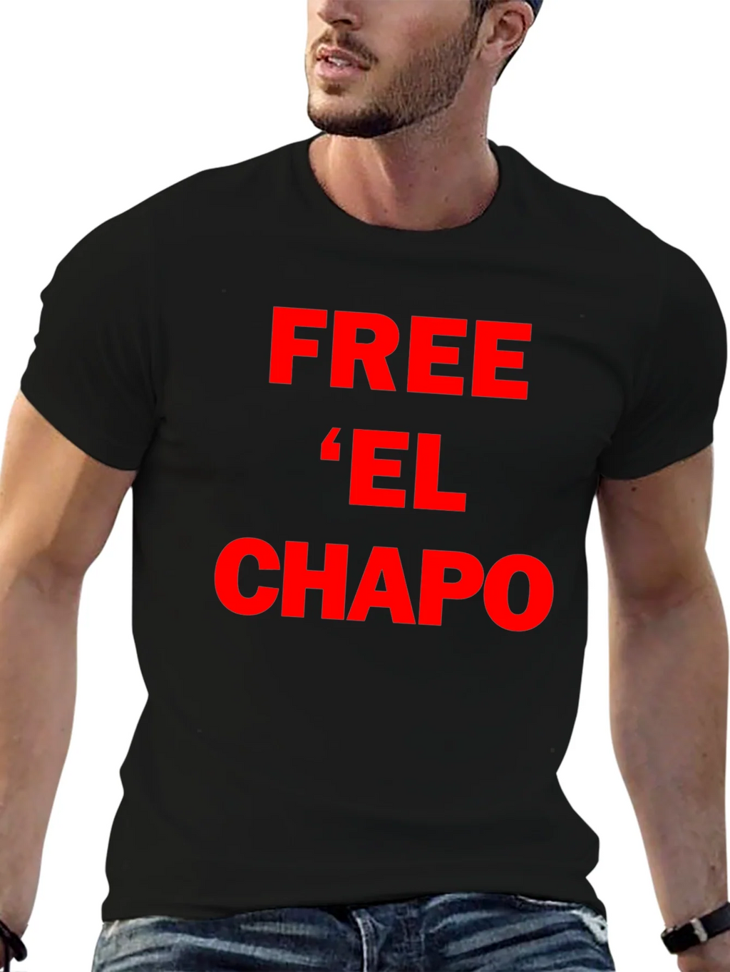 Free El Chapo T-Shirt - Bold Red Graphic Tee product image 6
