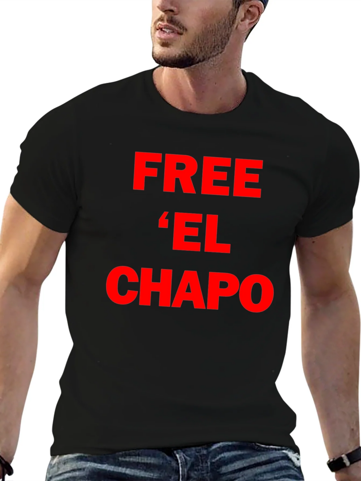 Free El Chapo T-Shirt - Bold Red Graphic Tee product image 6
